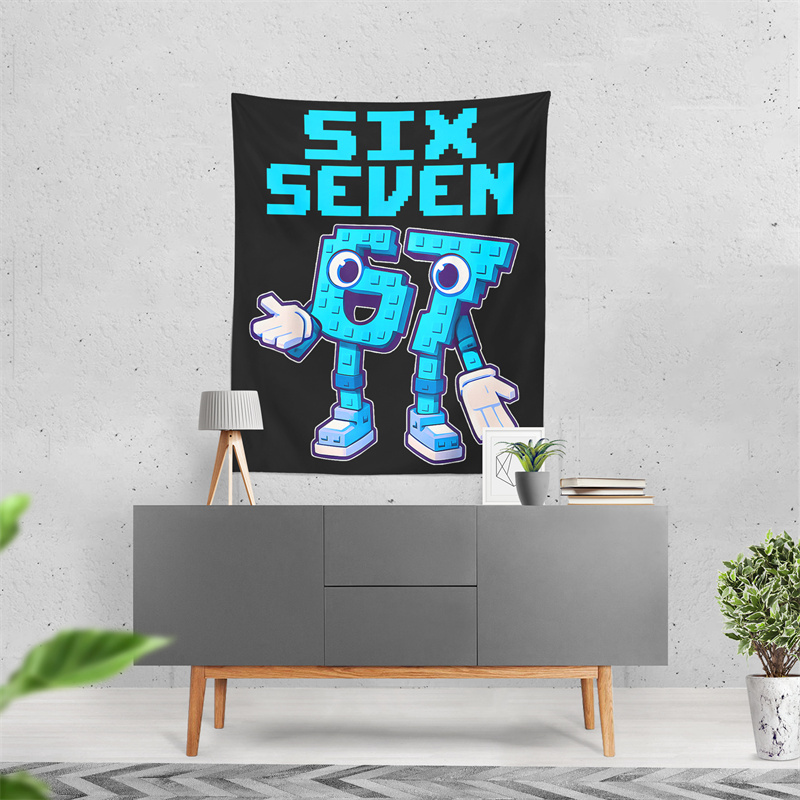 Wall Scroll Tapestry - Aertemisi Six Seven Italian Brainrot 6