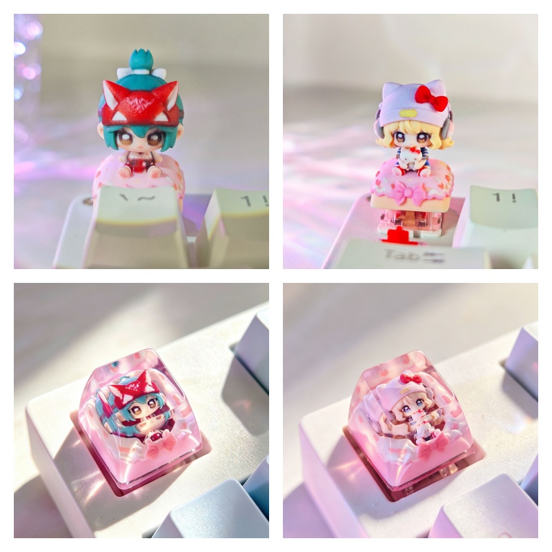 Keycap Artisan Anime - Doujin Merch Cute Cake Kiriko Juno
