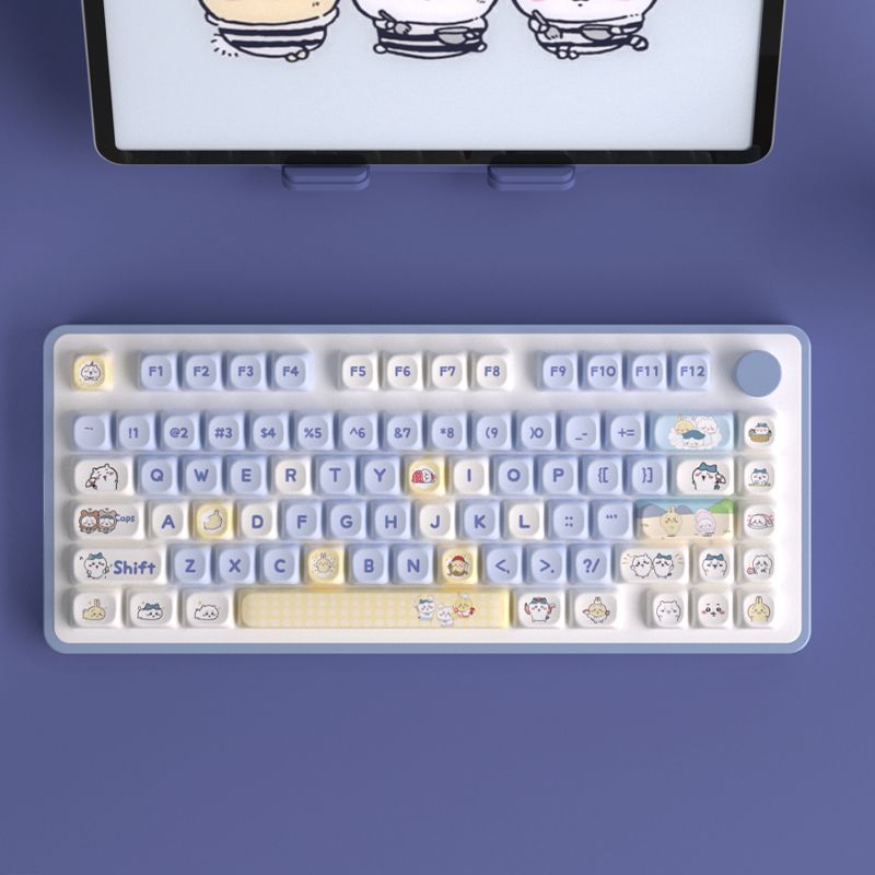 Kawaii Cute Chiikawa Themed MO - Keycap Artisan Anime review and price