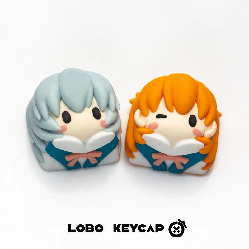 Evangelion Keycap Anime Kawaii - Keycap Artisan Anime review and price