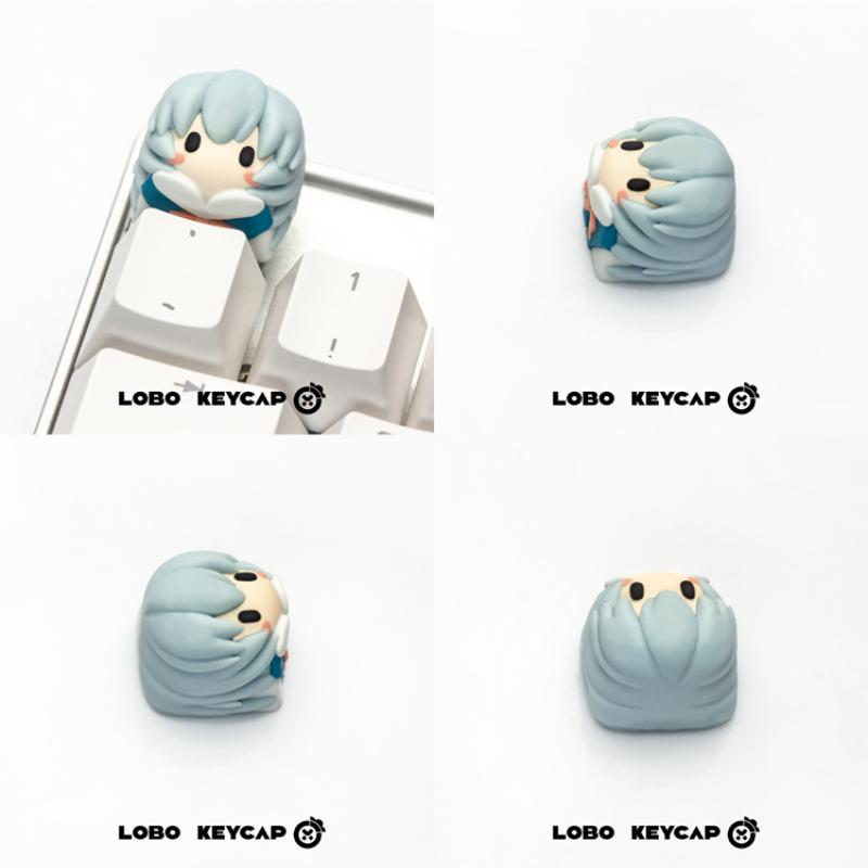 Evangelion Keycap Anime Kawaii - Keycap Artisan Anime review and price