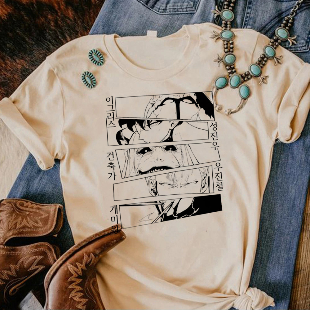 Solo Leveling t-shirt women Gr - Anime Merchandise Solo Leveling review and price