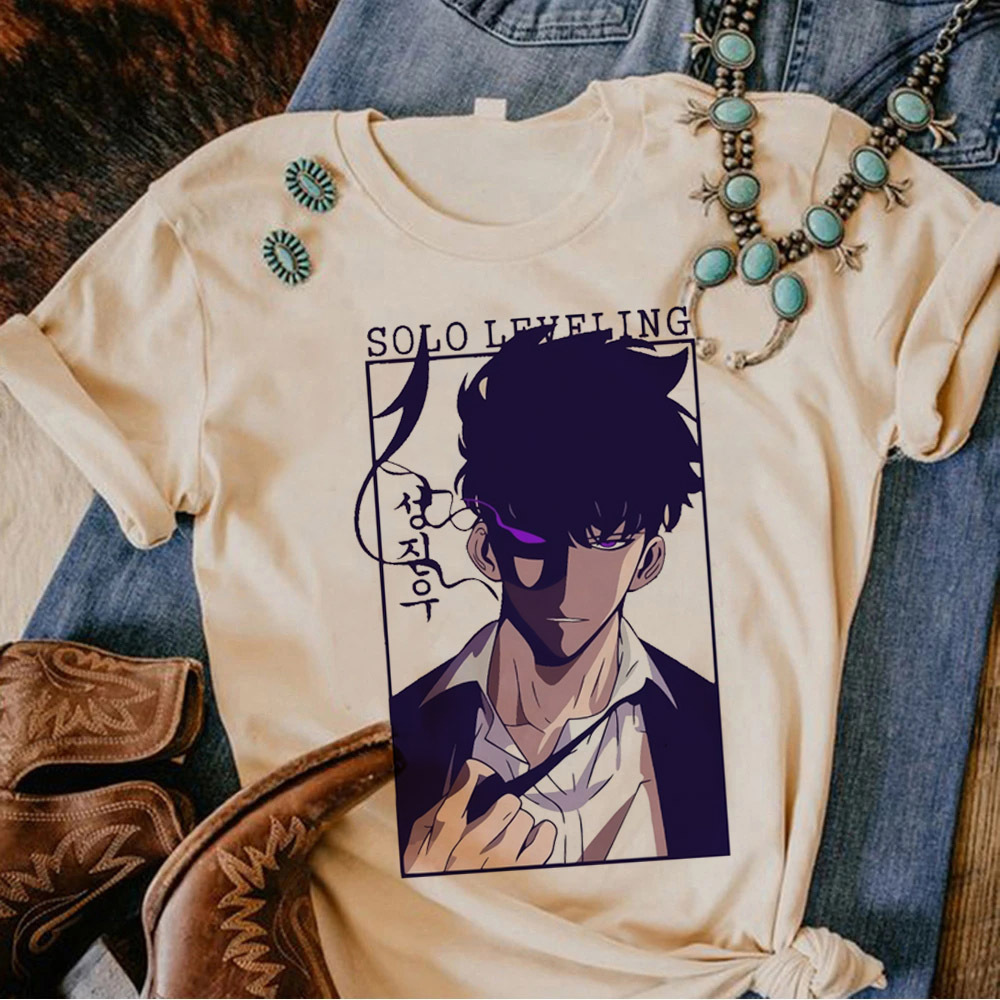 Solo Leveling t-shirt women Gr - Anime Merchandise Solo Leveling review and price