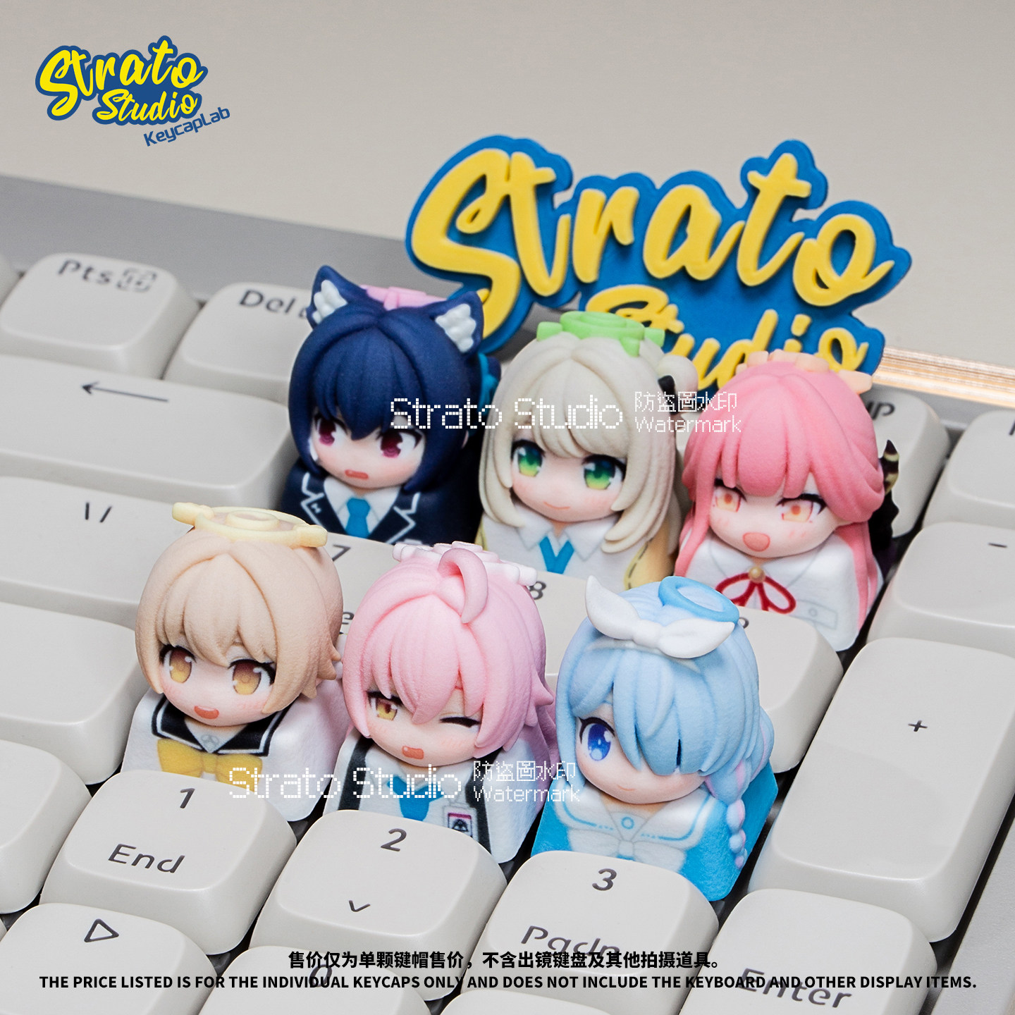 New Blue Archive Cartoon Anime - Keycap Artisan Anime review and price
