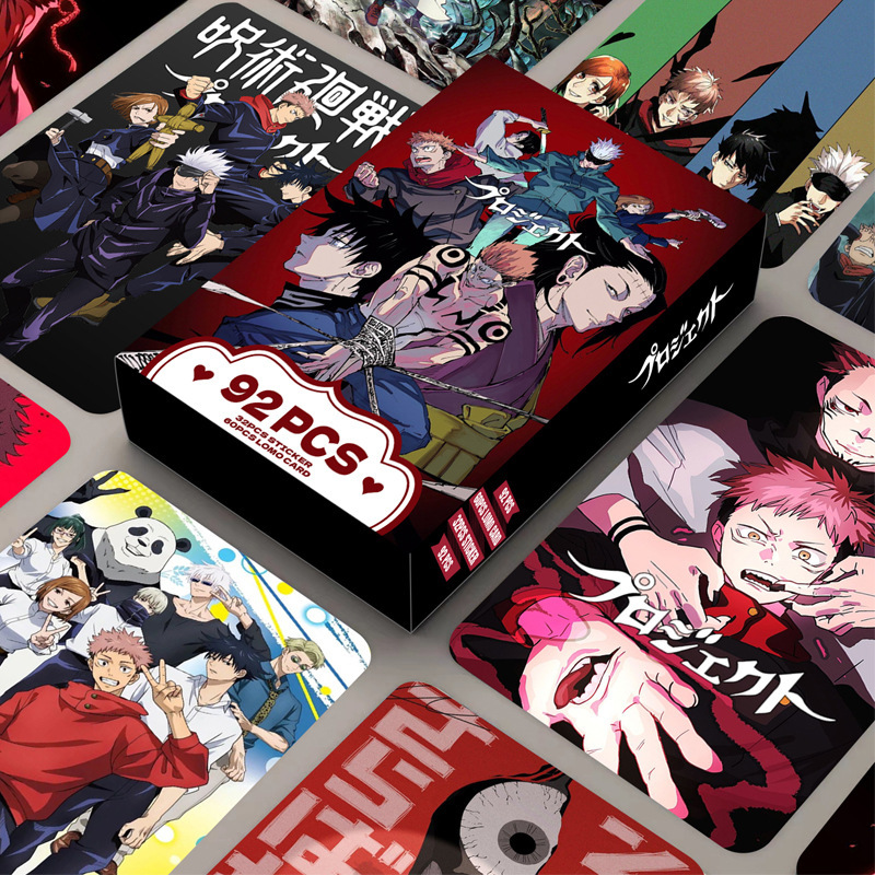 92 Pcs Cards Jujutsu Kaisen Do - Anime Merchandise Box review and price