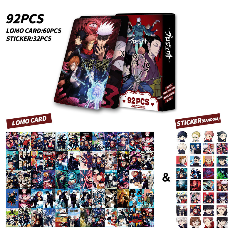 92 Pcs Cards Jujutsu Kaisen Do - Anime Merchandise Box review and price