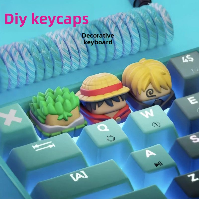 One Piece Anime Periphery Monk - Keycap Artisan Anime review and price