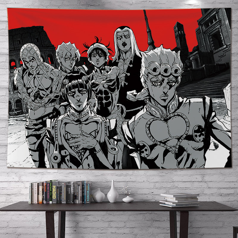 New Anime Jotaro Tapestry Wall - Wall Scroll Tapestry review and price