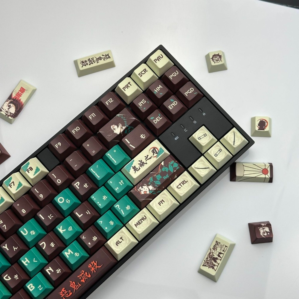Demon Slayer Keycaps Tanjiro K - Keycap Artisan Anime review and price