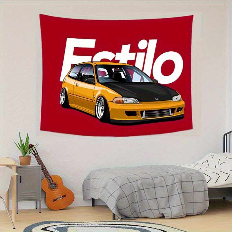 Automotive Tapestry Honda Civi - Wall Scroll Tapestry review and price