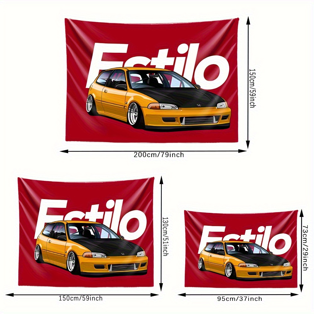 Automotive Tapestry Honda Civi - Wall Scroll Tapestry review and price