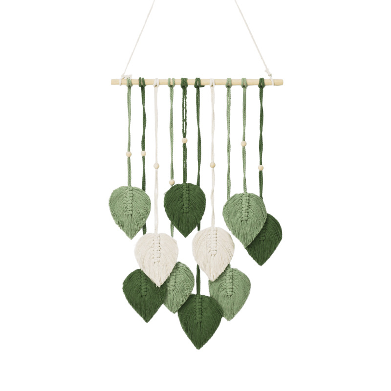 Handmade Leaf Tapestry Weaving - Wall Scroll Tapestry review and price